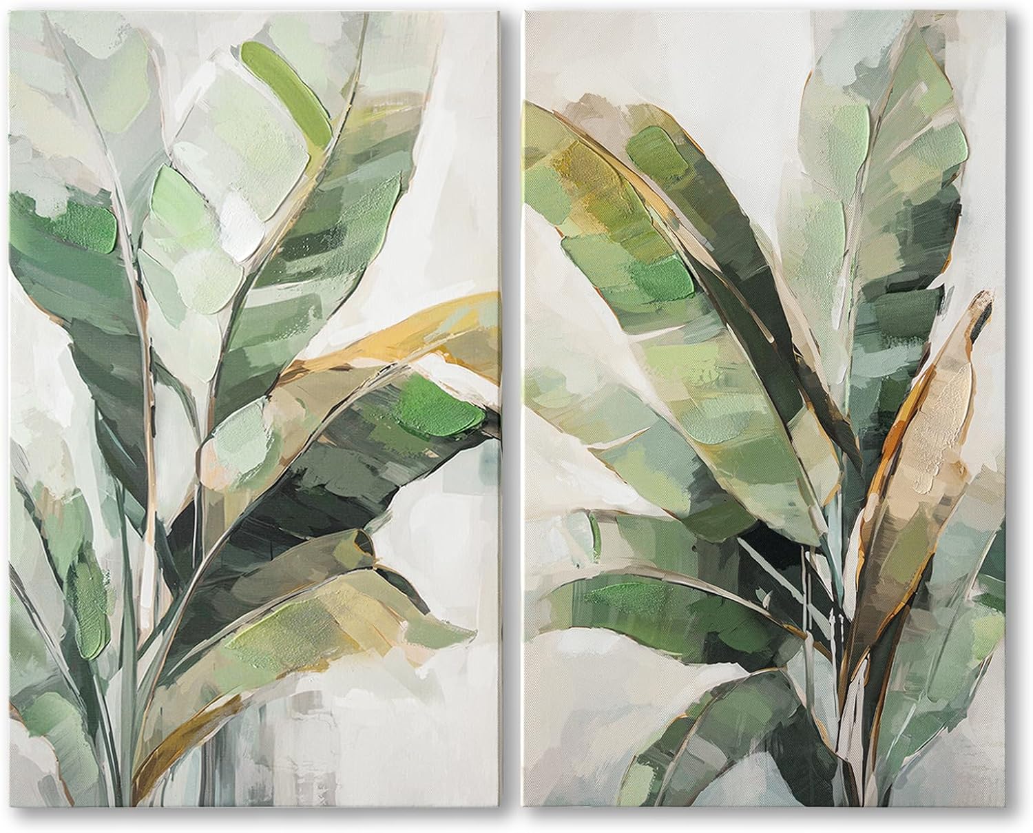 Modern Brown Wall Decor — 20" — 20W"×12H"×2Pcs
