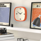 Mid-Century Black Wall Clock — 10" - View 5