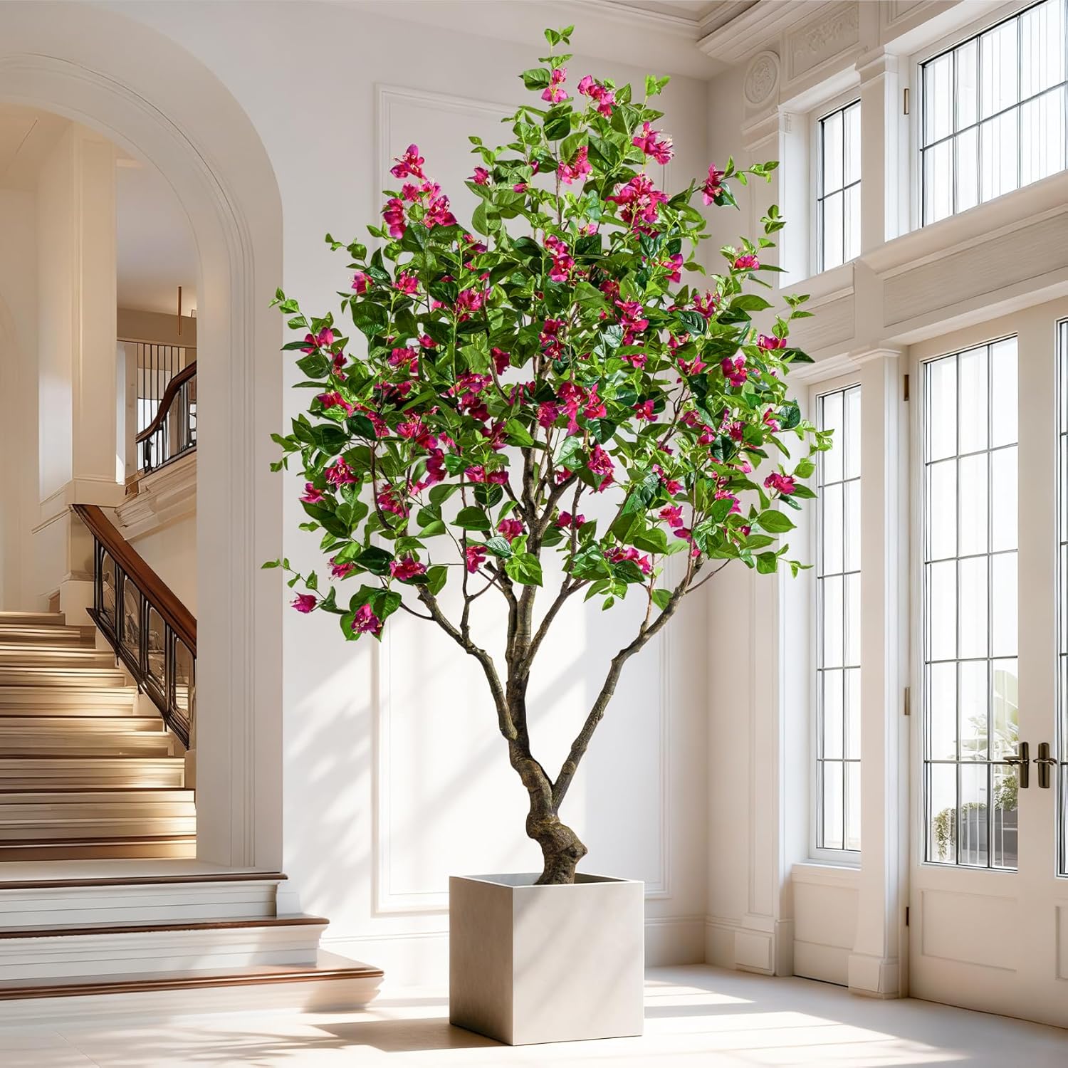 Pink Artificial Plant — Huge Rose
