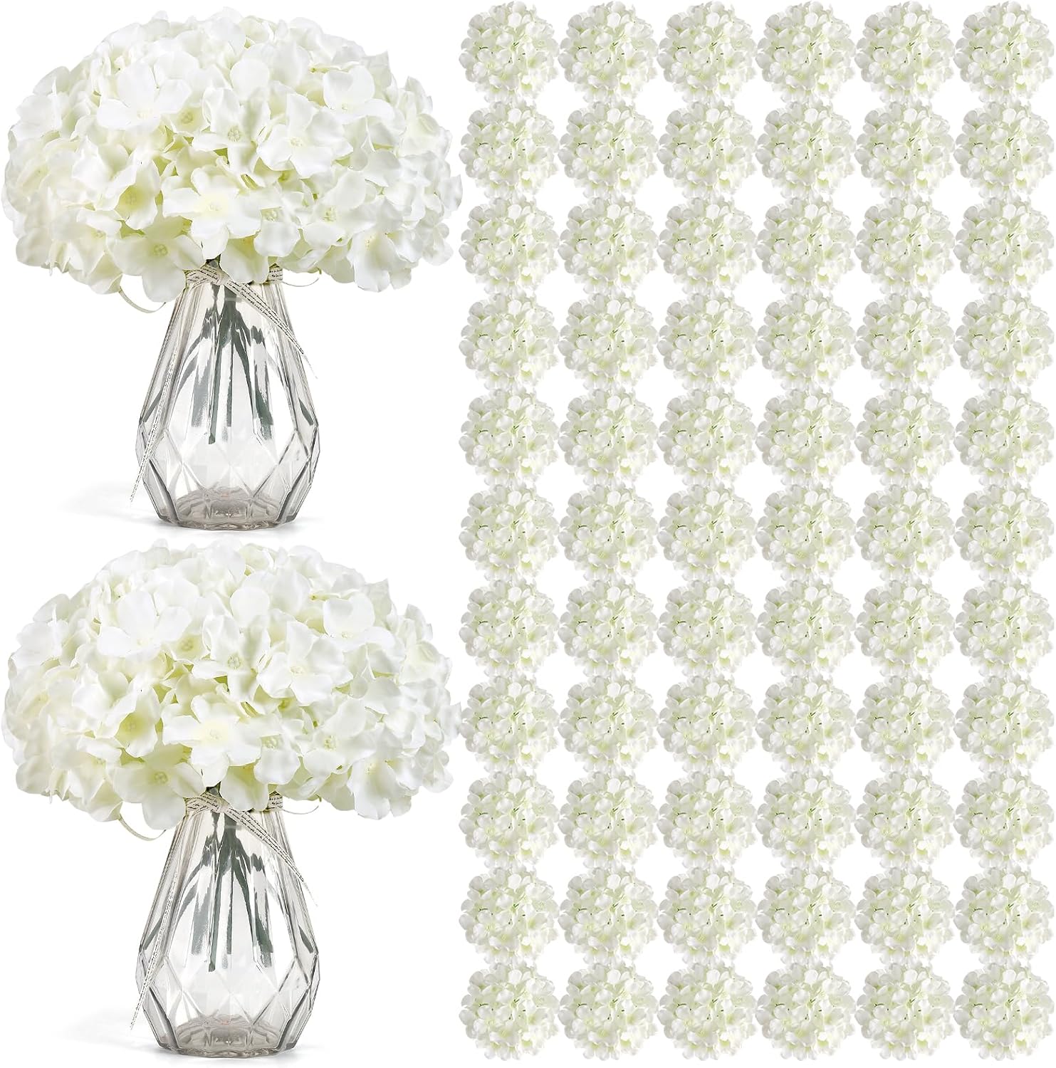 Blue Artificial Flowers — Ivory