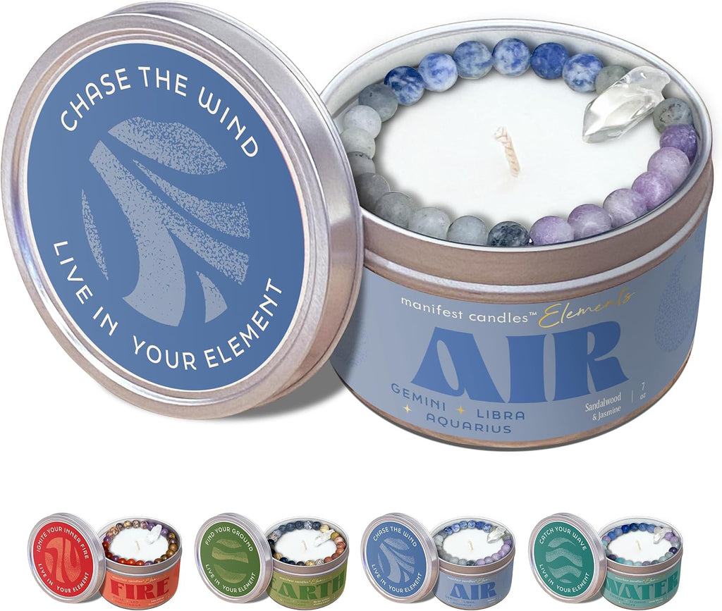 Soy Wax Green Candle Set — Air Tin