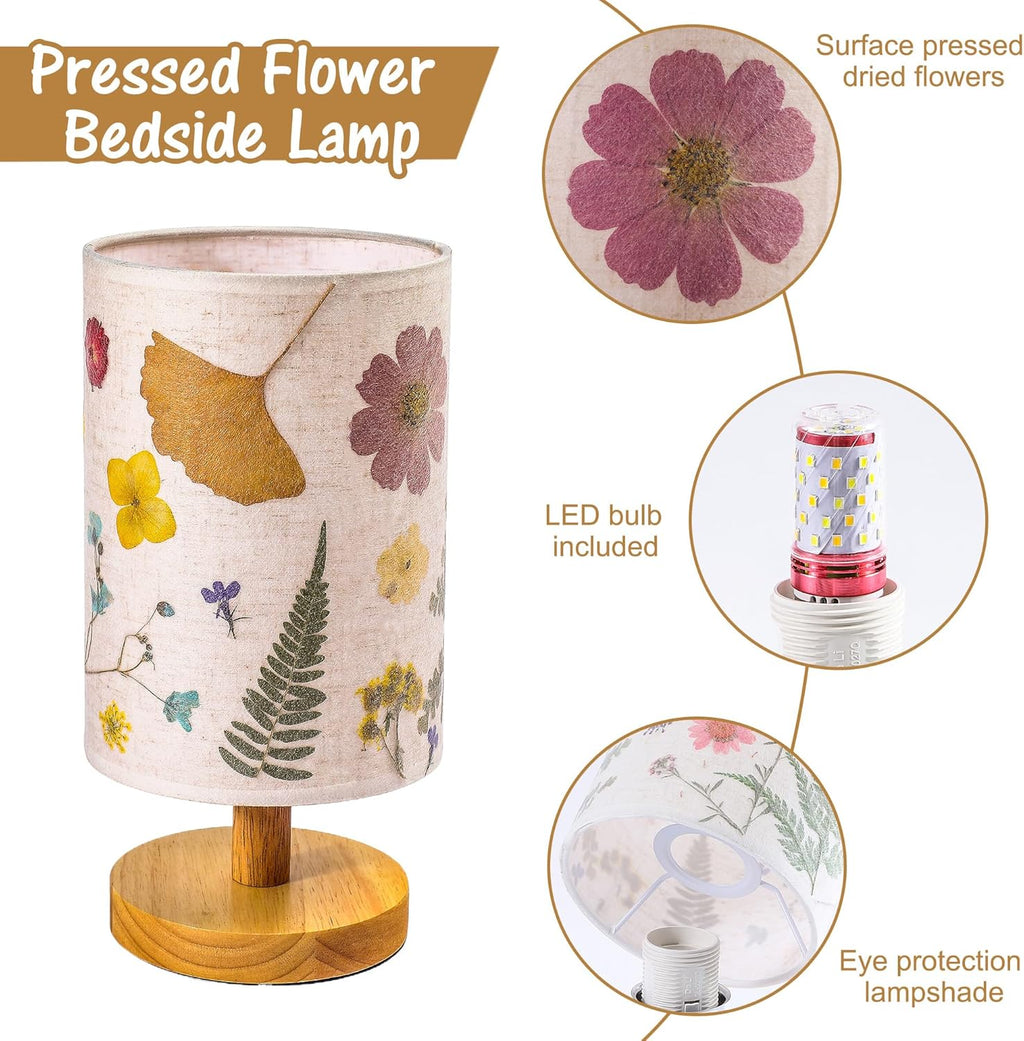 Vintage Purple Bedside Lamp - View 2