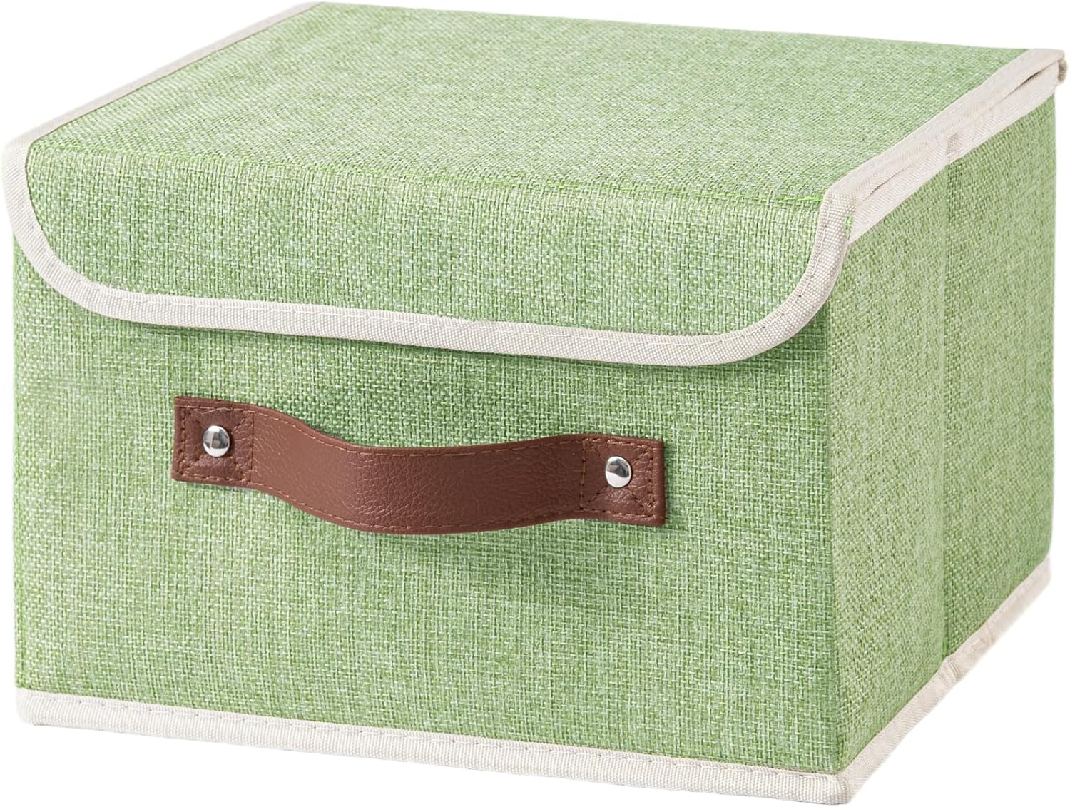 Linen Beige Storage Bin — Set of 1 — Small(set of 1)