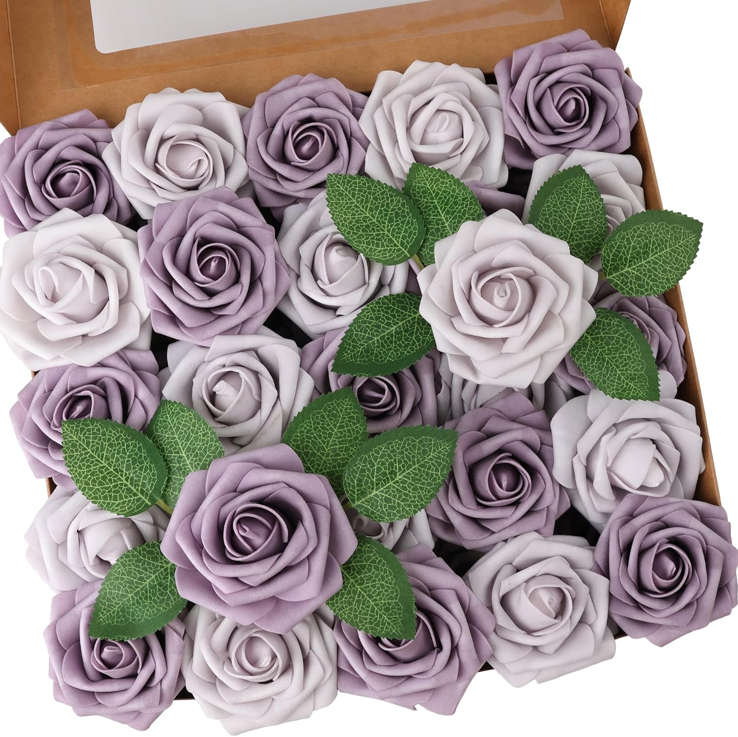 Beige Artificial Plant — Violet Lavender Purple