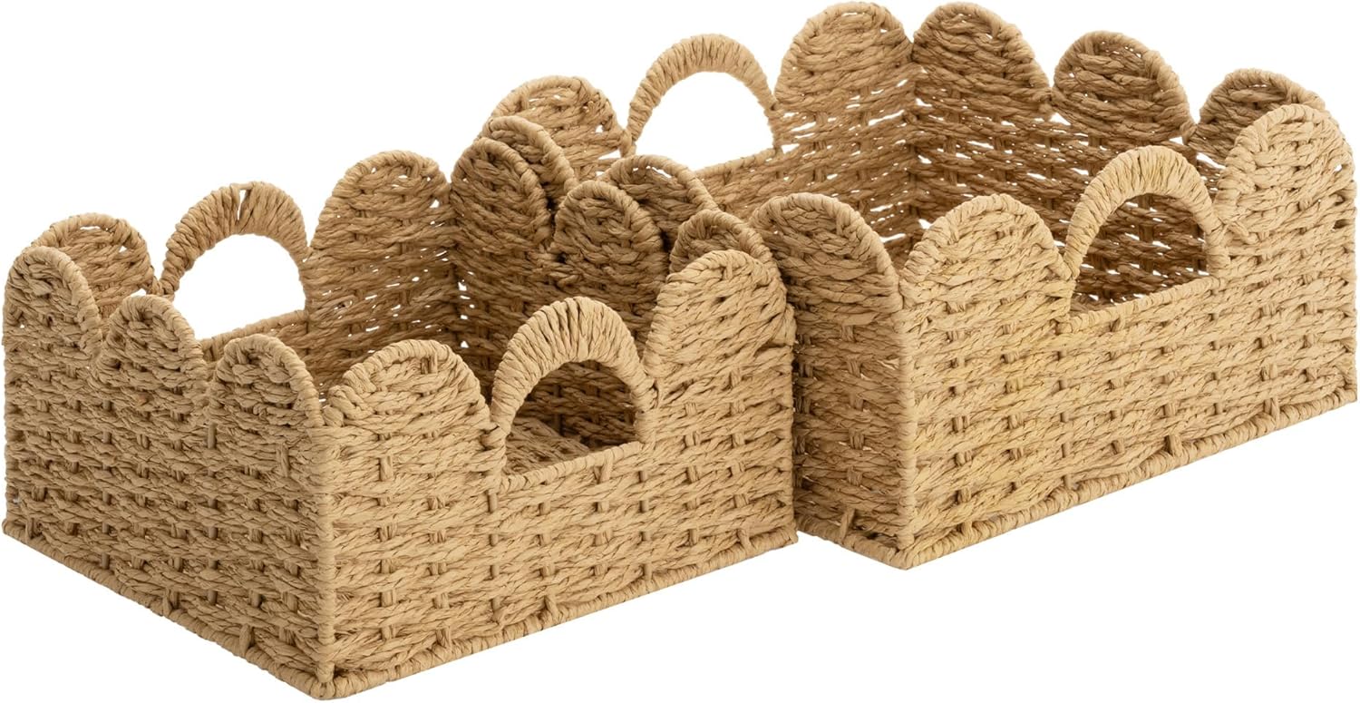 Boho Beige Vase — Natural(Paper Rope)