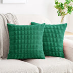 Boho Beige Throw Pillow Cover — 18" — 16" x 16" (Pack of 2)