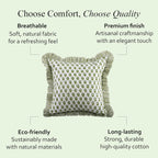 Boho Blue Throw Pillow — 20" - View 6