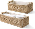 Boho Brown Storage Basket — Set of 2 — Brown