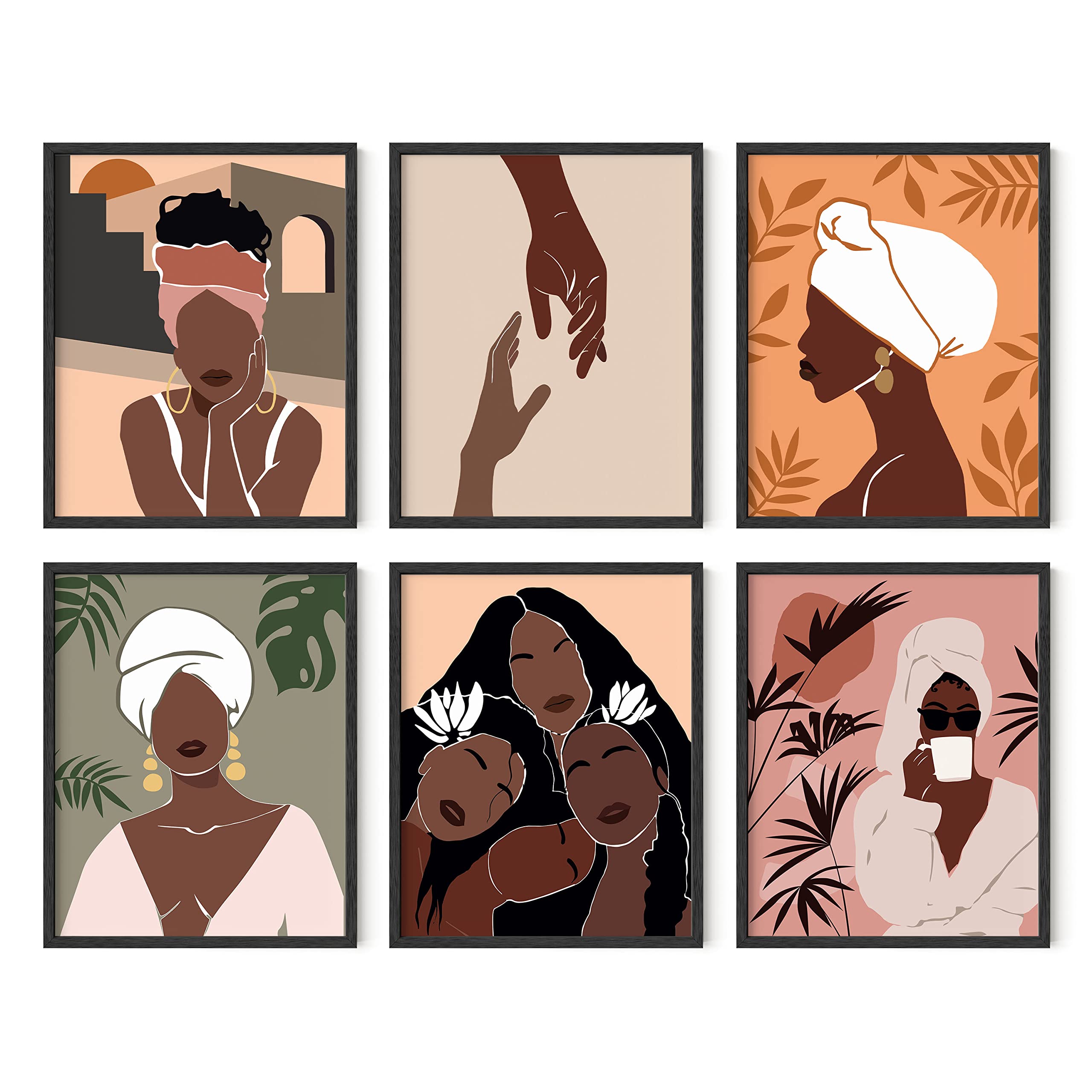Framed Beige Wall Decor — 10"