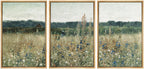 Framed Farmhouse Fabric Wall Art — 24"