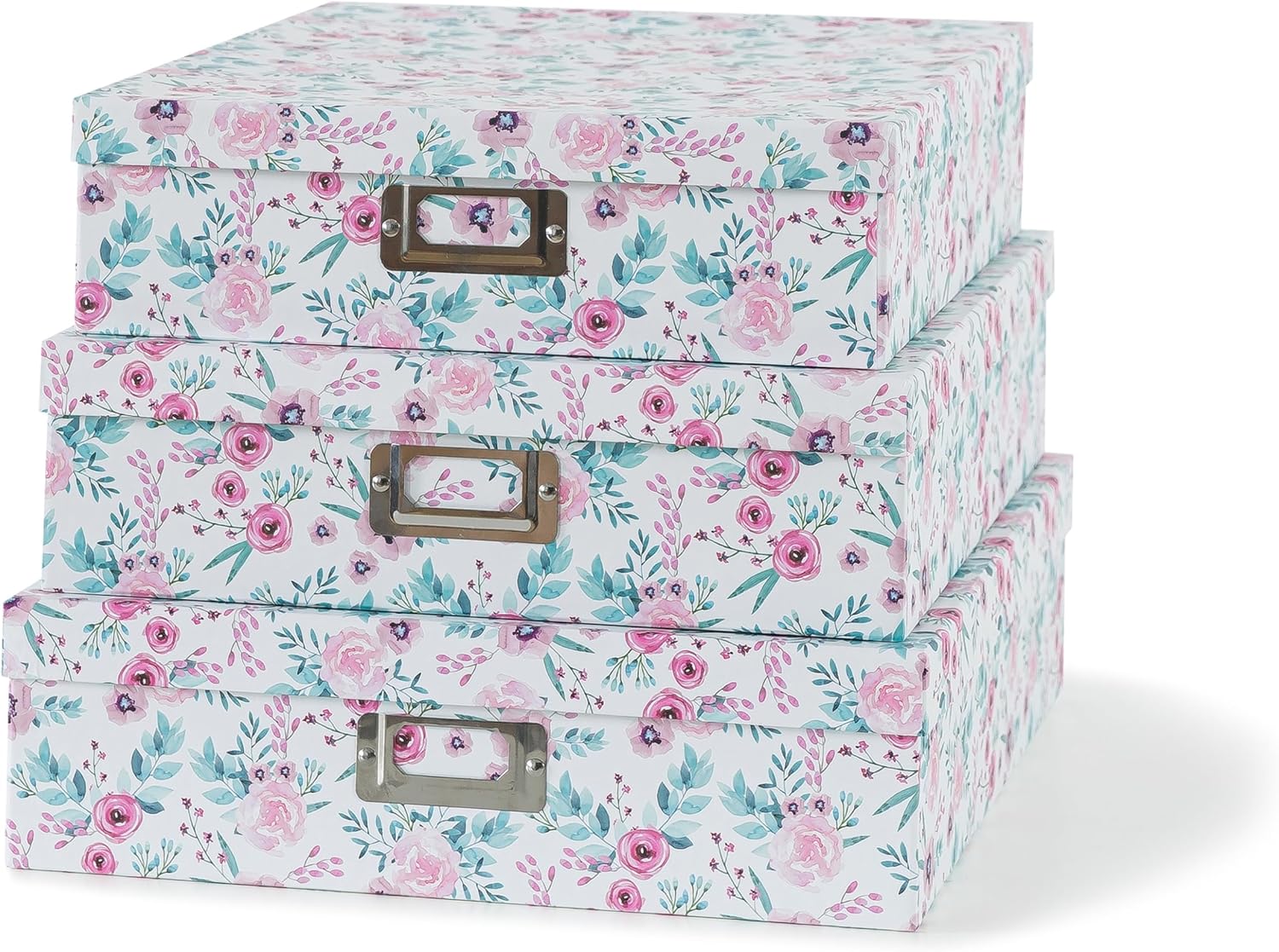 Metal Storage Basket — Set of 3 — In Full Bloom