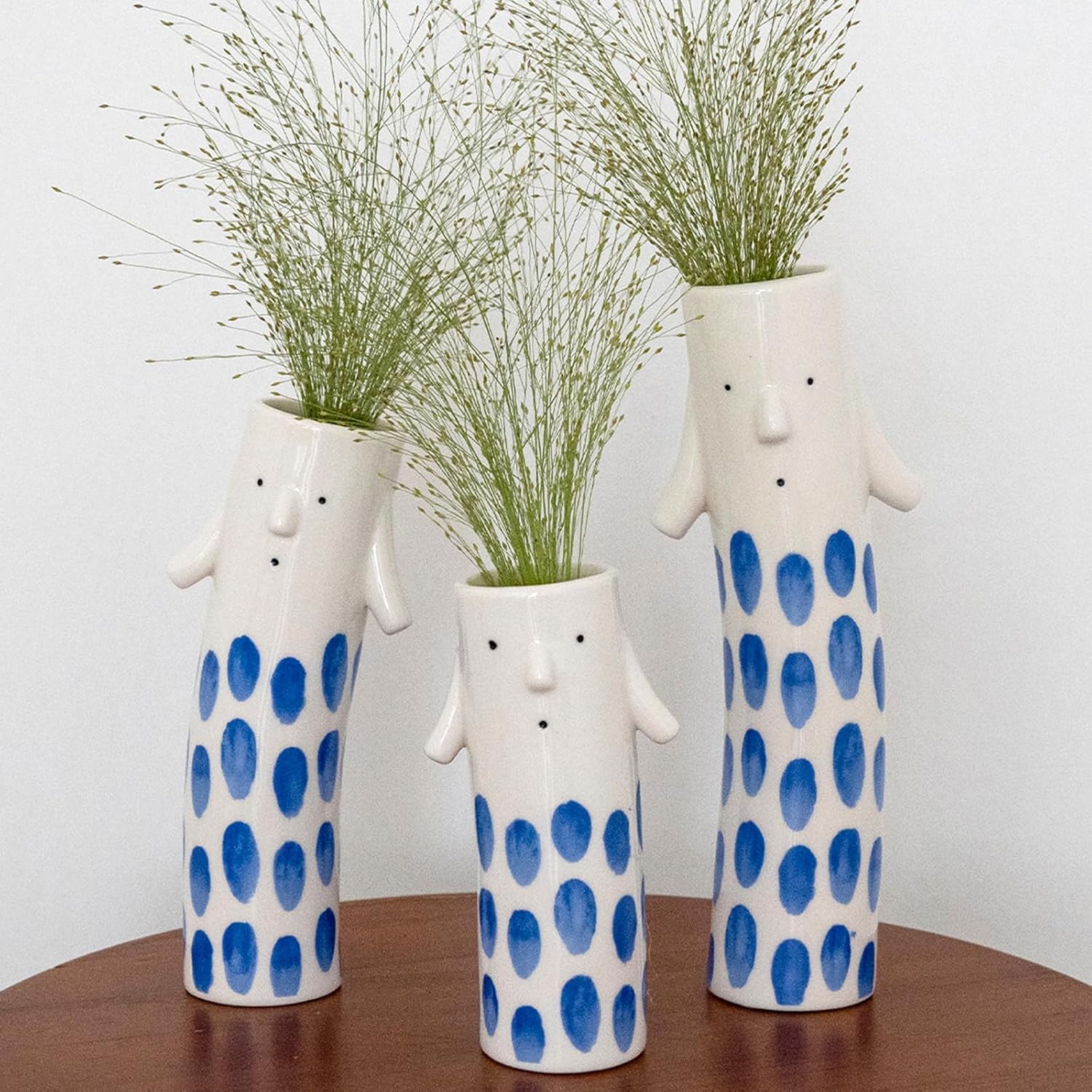 Modern Black Vase — Set of 3 - View 8