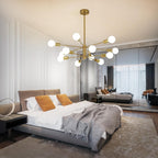 Adjustable Luxe Black Chandelier — 12-Light - View 6