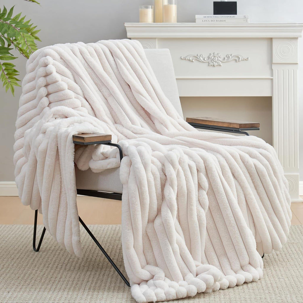 Beige Throw Pillow — 55" - View 9
