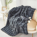 Beige Throw Pillow — 51" — 63''x79''