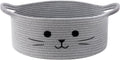 Boho Beige Storage Basket — 9.8" — Gray