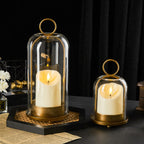 Vintage Luxe Black Pillar Candle — 5"