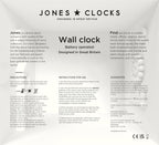 Mid-Century Black Wall Clock — 10" - View 6