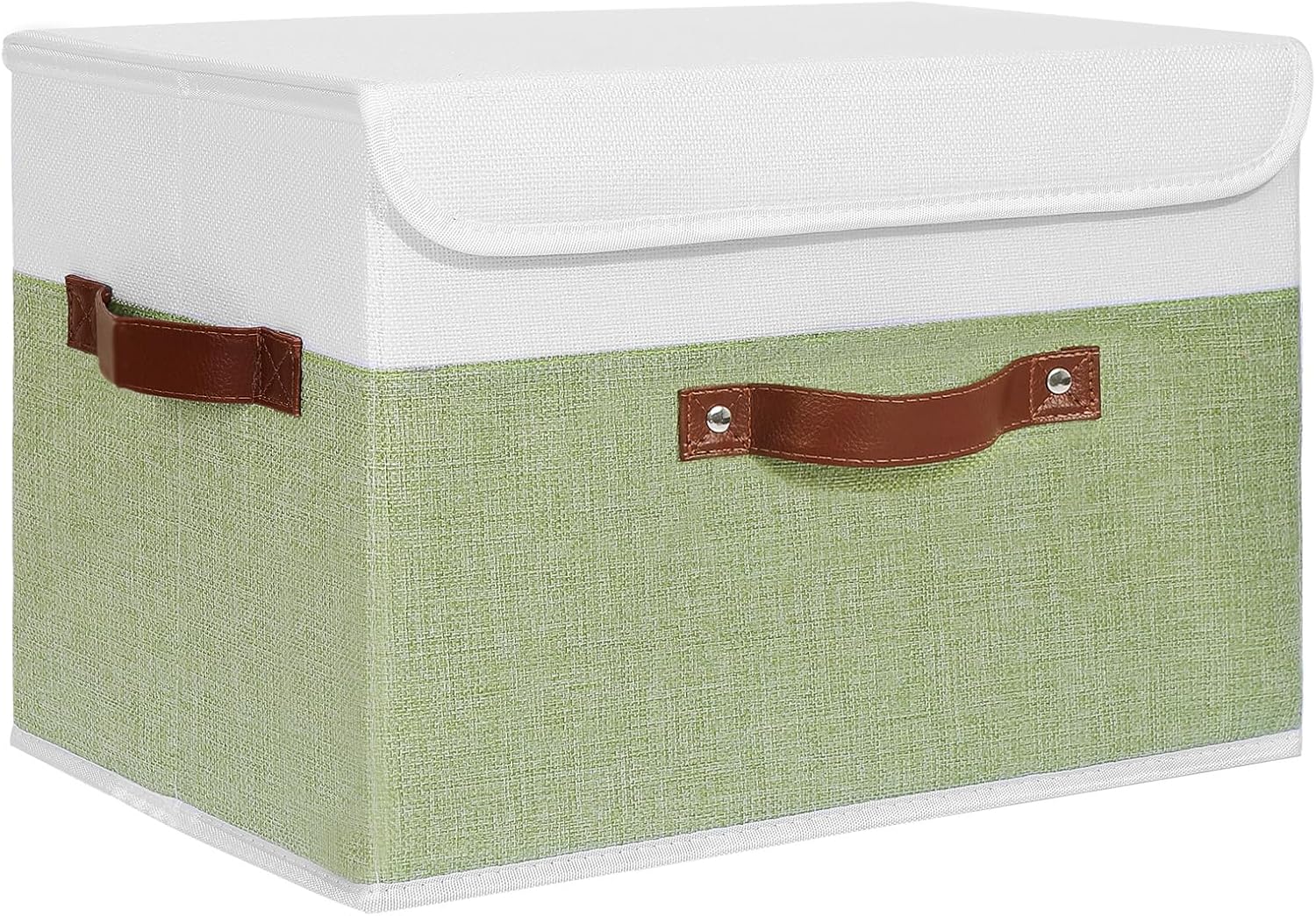 Linen Beige Storage Bin — Set of 1 — Large (Pack of 1)