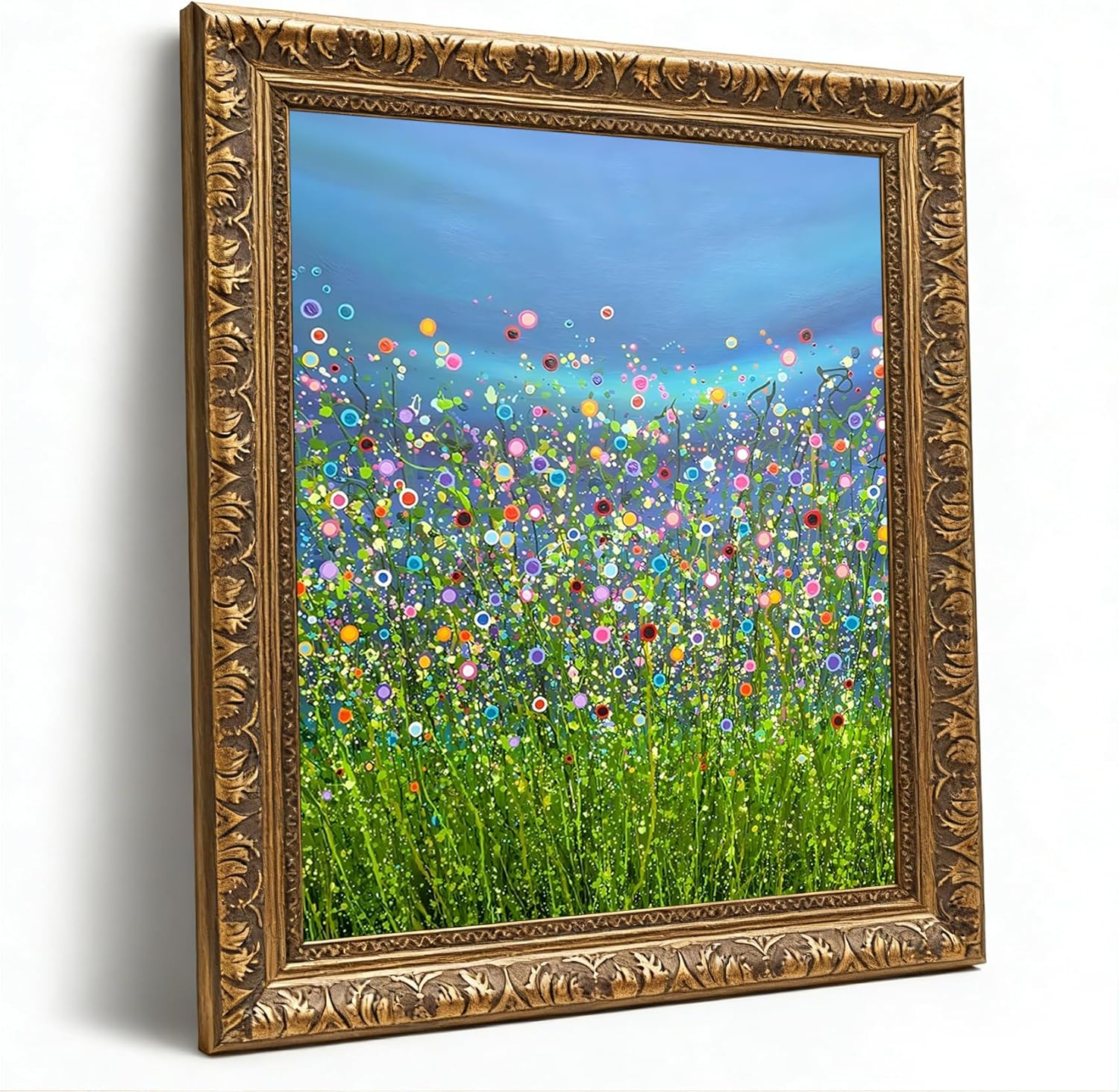 Framed Luxe Fabric Wall Decor — 8" — Picture 10