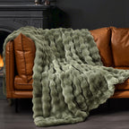 Luxe Beige Throw Pillow — 50" - View 3