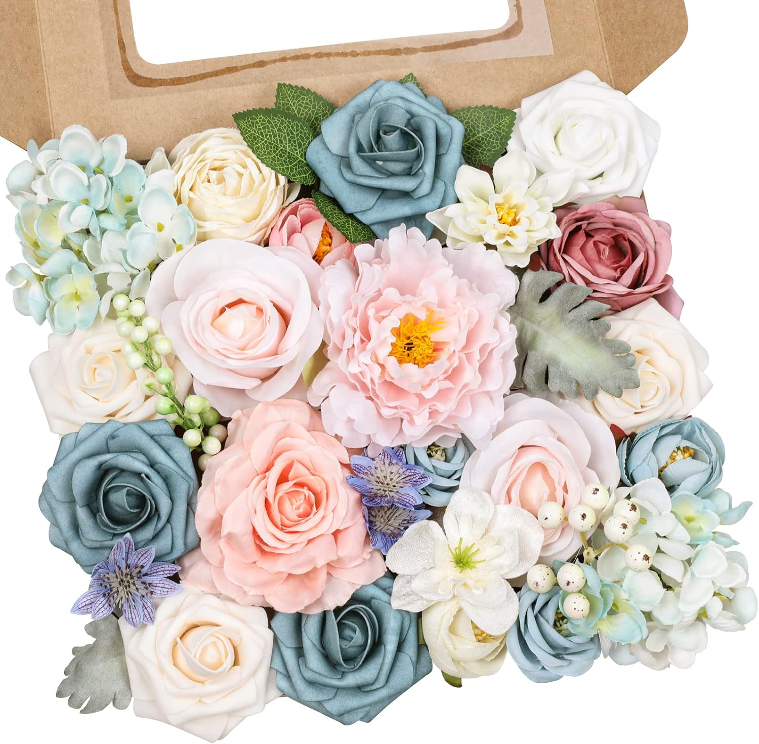 Blue Artificial Plant — Blue Pink