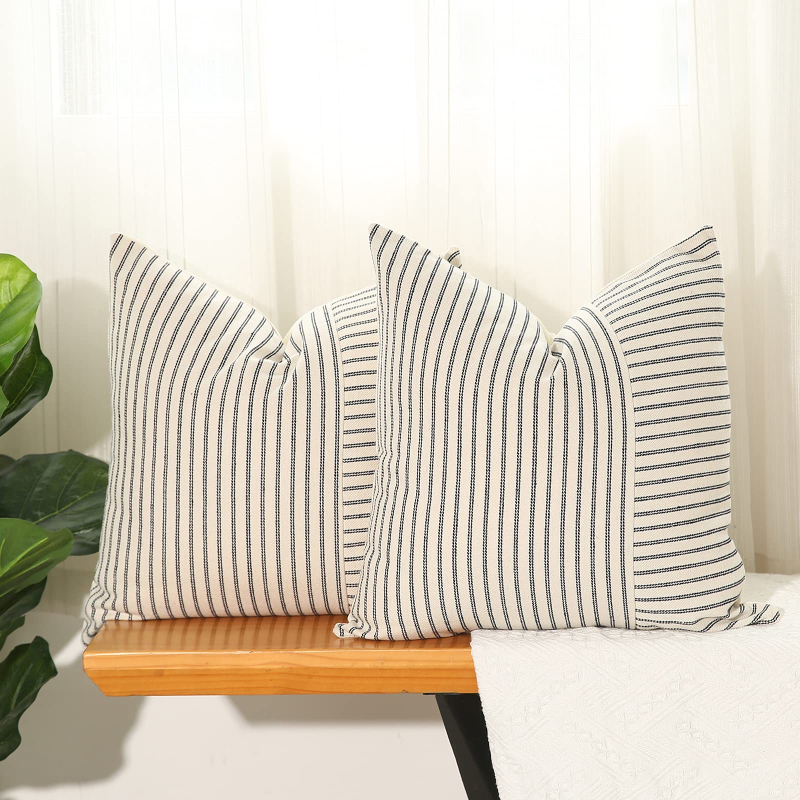Boho Beige Throw Pillow — 18"