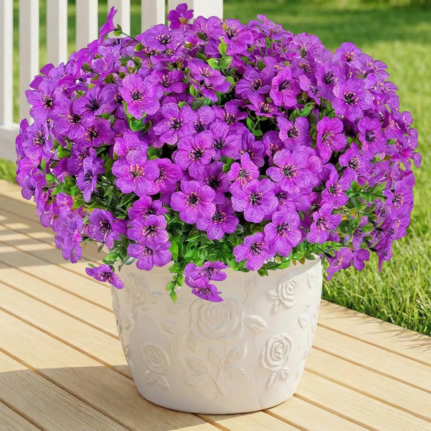 Blue Artificial Flowers — Purple