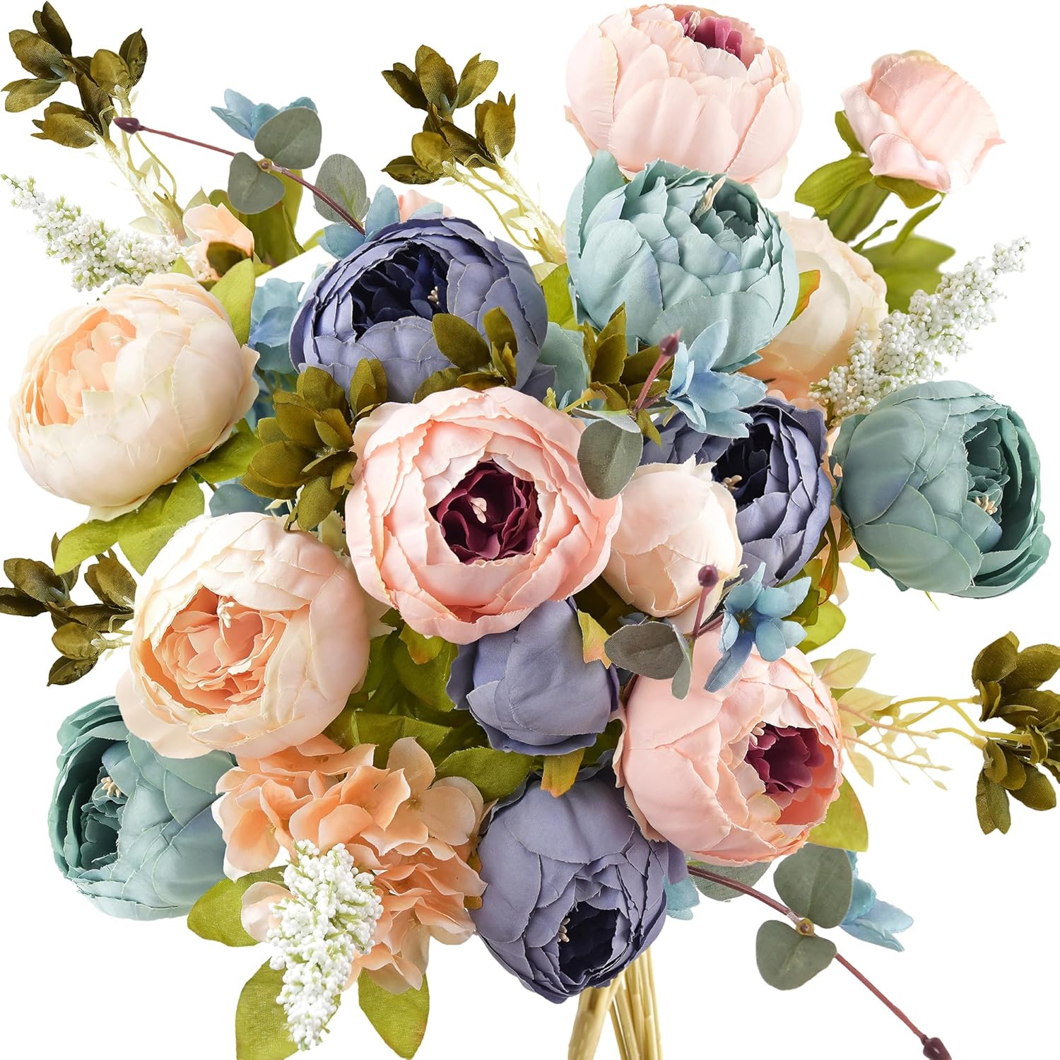 Vintage Blue Artificial Plant — Vintage Tranquil