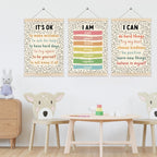 Framed Boho Fabric Wall Decor — 16" - View 2