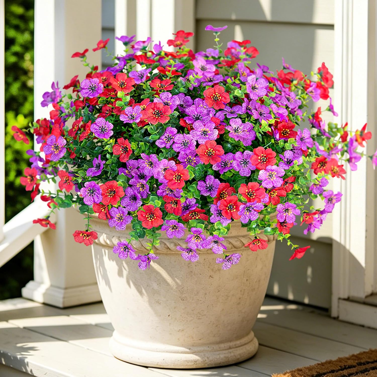Pink Artificial Plant — Purple Red