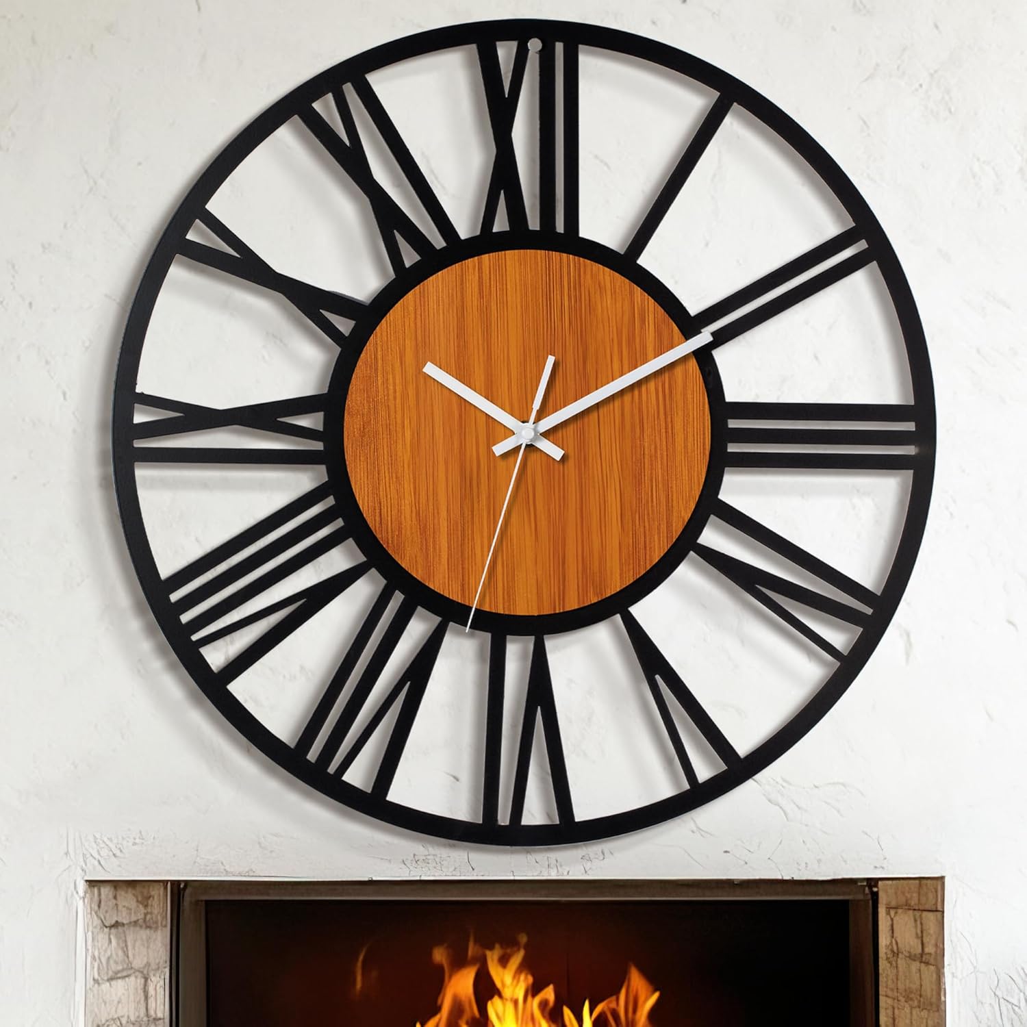 Battery Operated Farmhouse Wood Wall Art — 30" - View 9