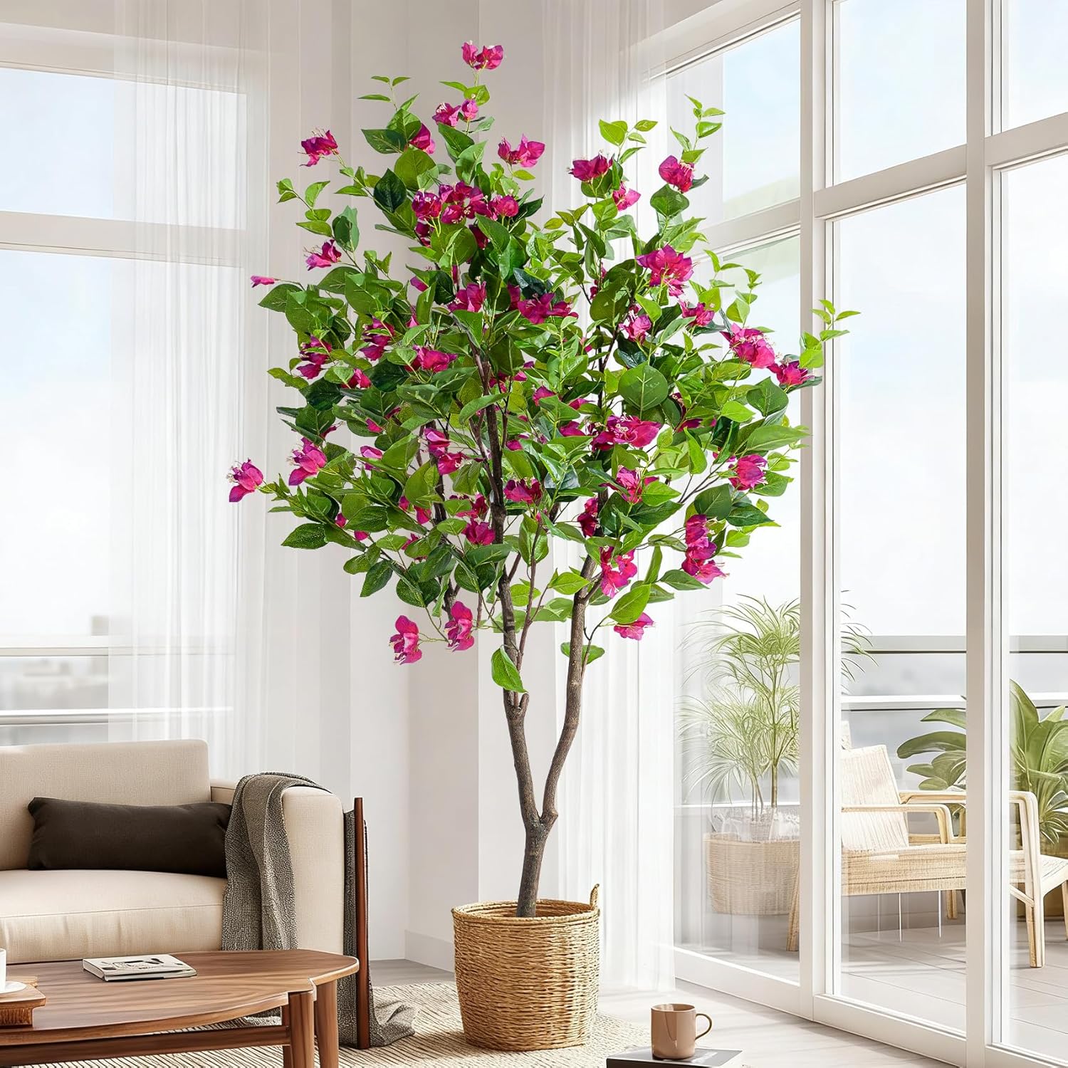 Pink Artificial Plant — Rose