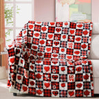 Luxe Orange Throw Pillow — 50" - View 2