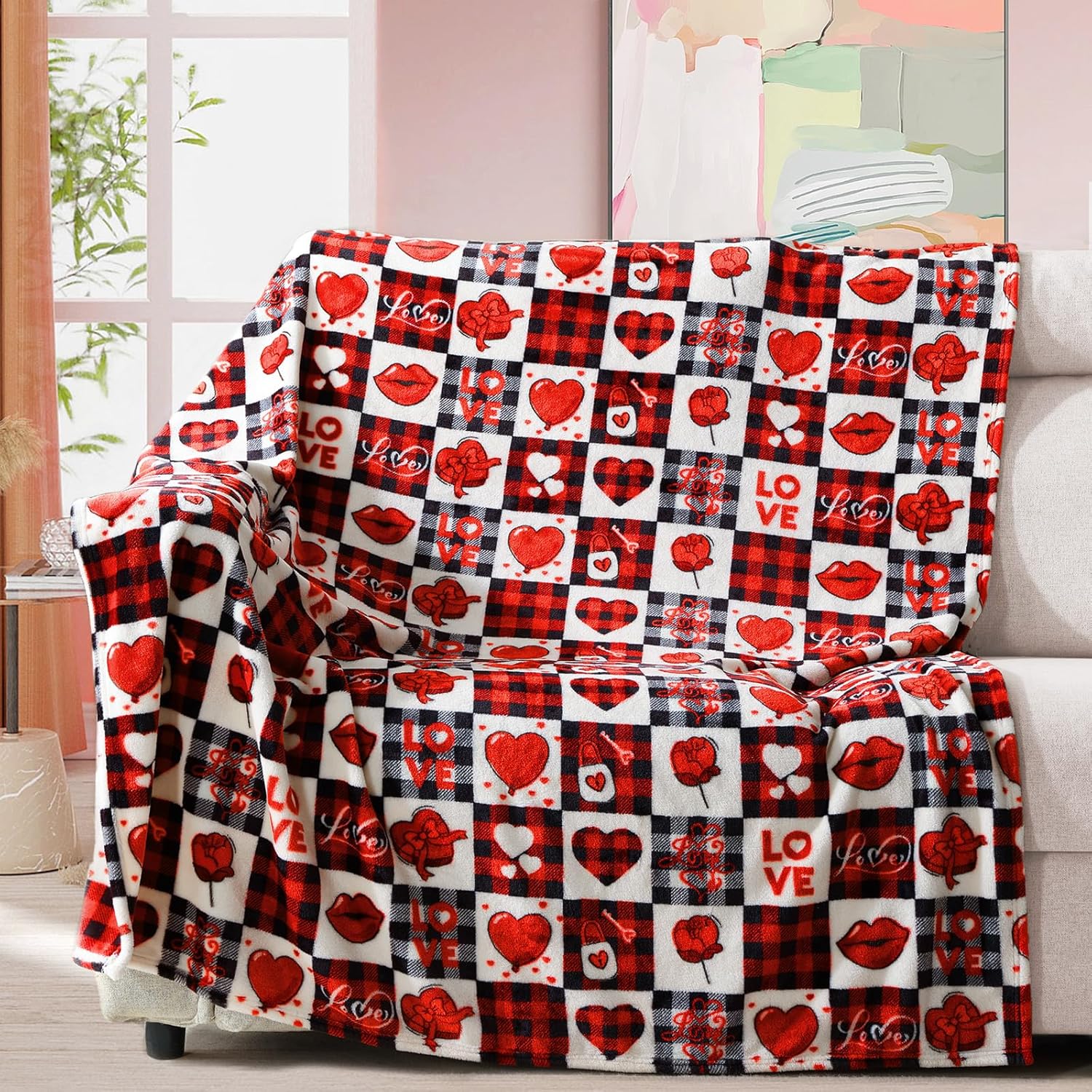 Luxe Orange Throw Pillow — 50" - View 2