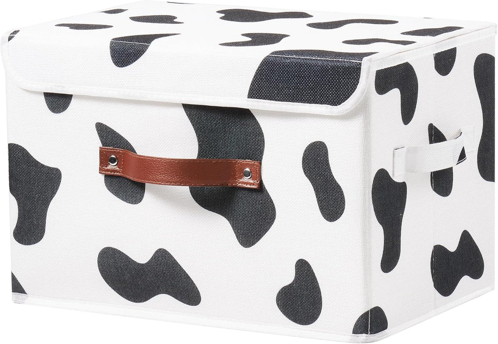 Velvet Luxe Black Storage Bin — Set of 1 — Large (Set of 1)