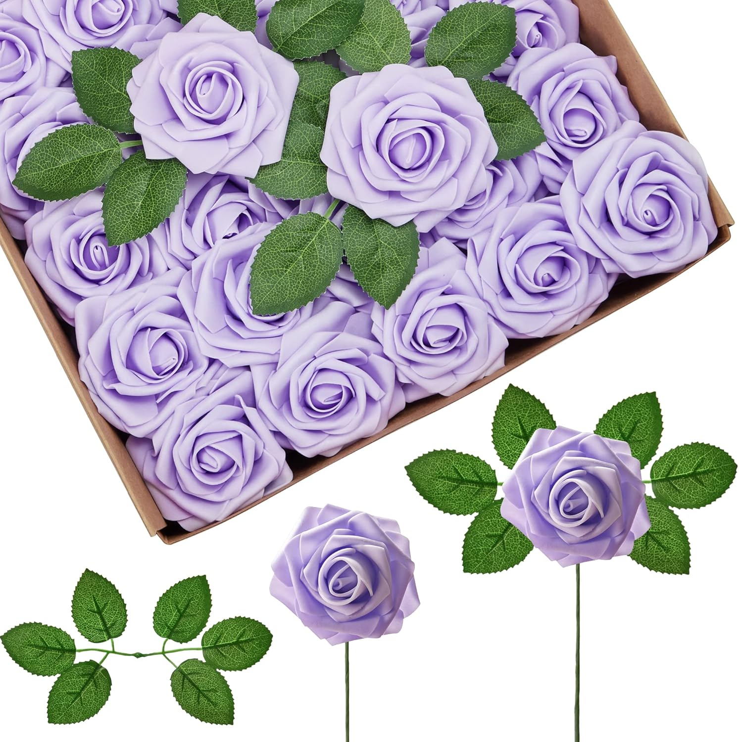 Beige Artificial Flowers — Lilac