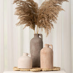 Farmhouse Brown Flower Vase — Set of 3 - View 8