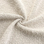 Boucle Beige Throw Pillow Cover — 22" - View 3