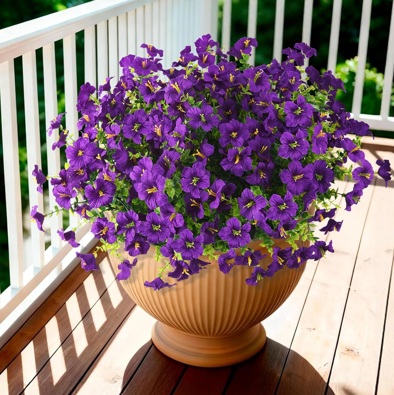 Pink Faux Plant — Purple