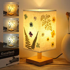 Vintage Purple Bedside Lamp — Square