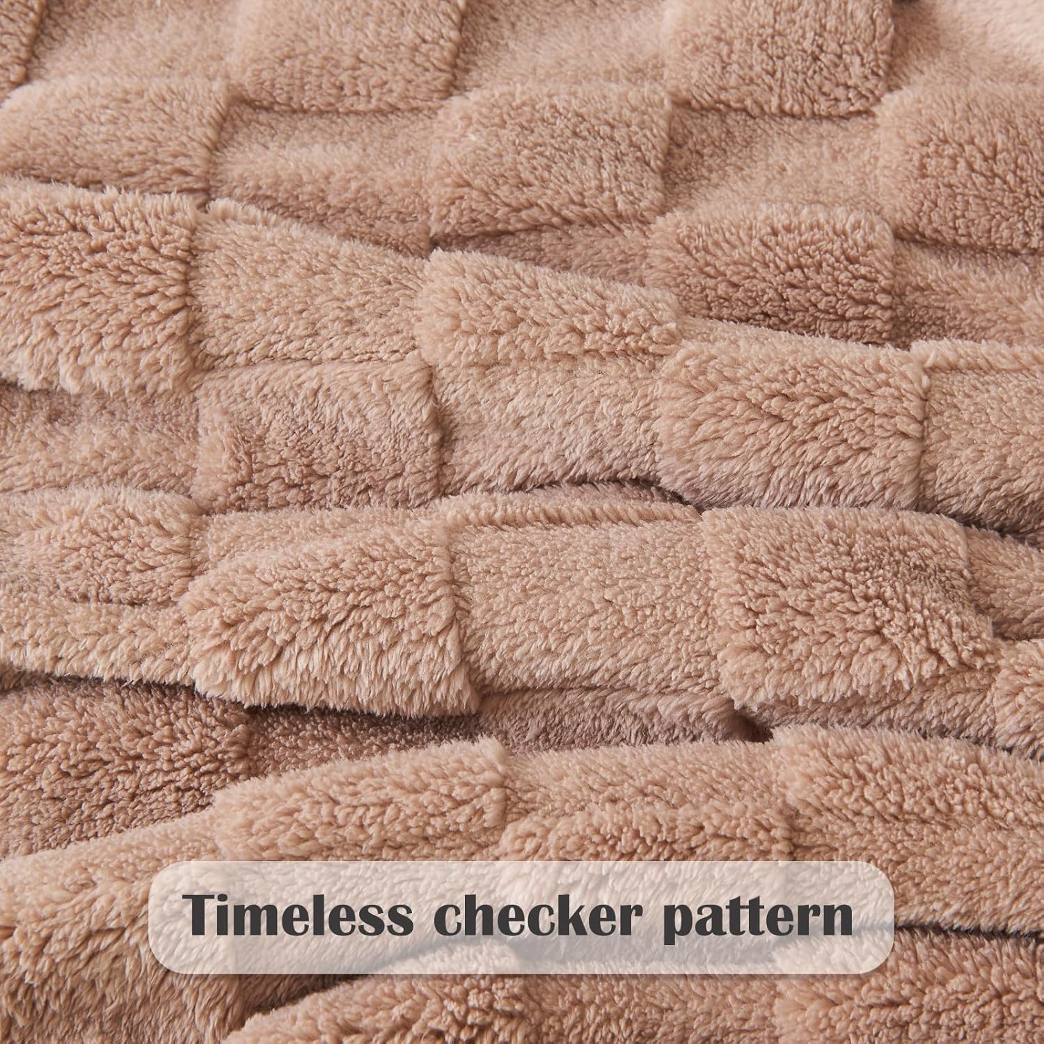 Beige Throw Pillow — 50" - View 6