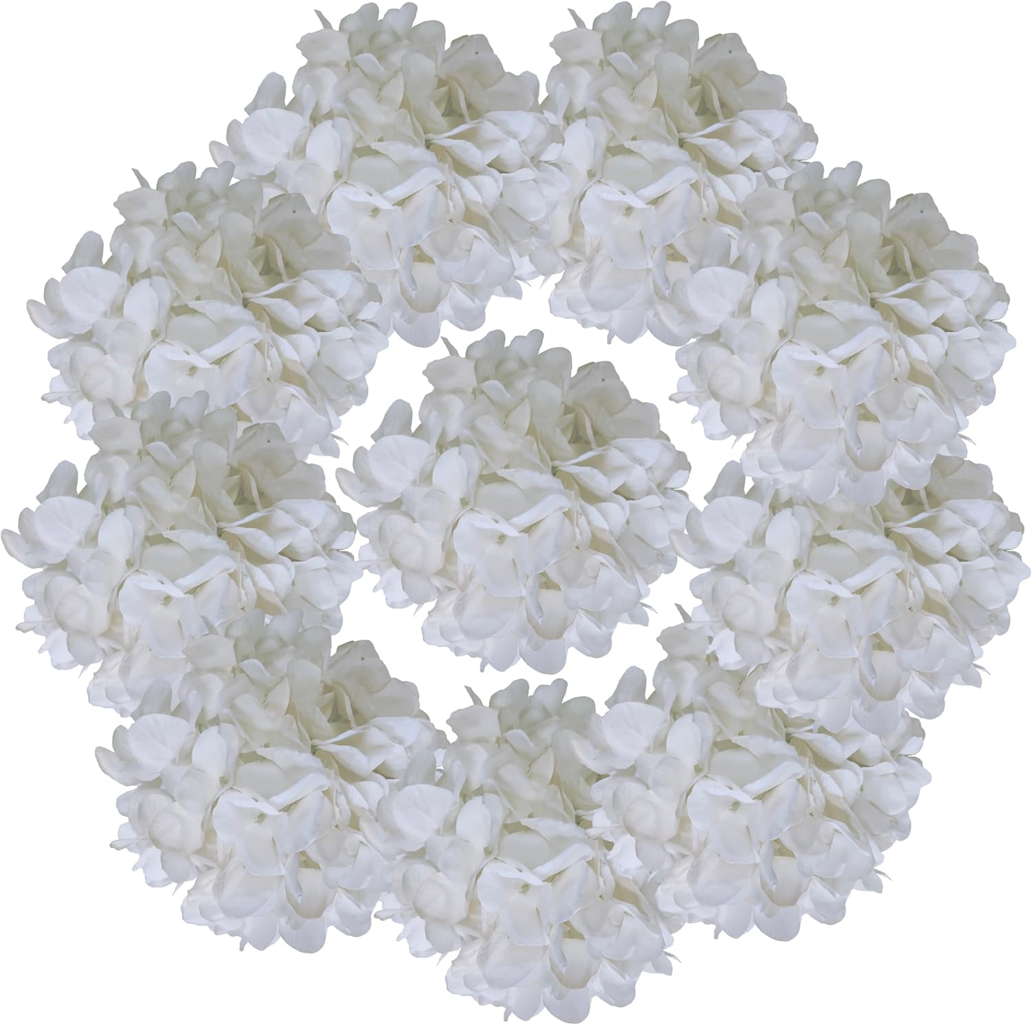 Blue Artificial Plant — 7.1" — White