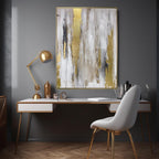 Framed Luxe Gold Wall Art — 32" - View 6