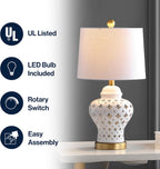 Linen Luxe Ceramic Table Lamp — 20.5" - View 3