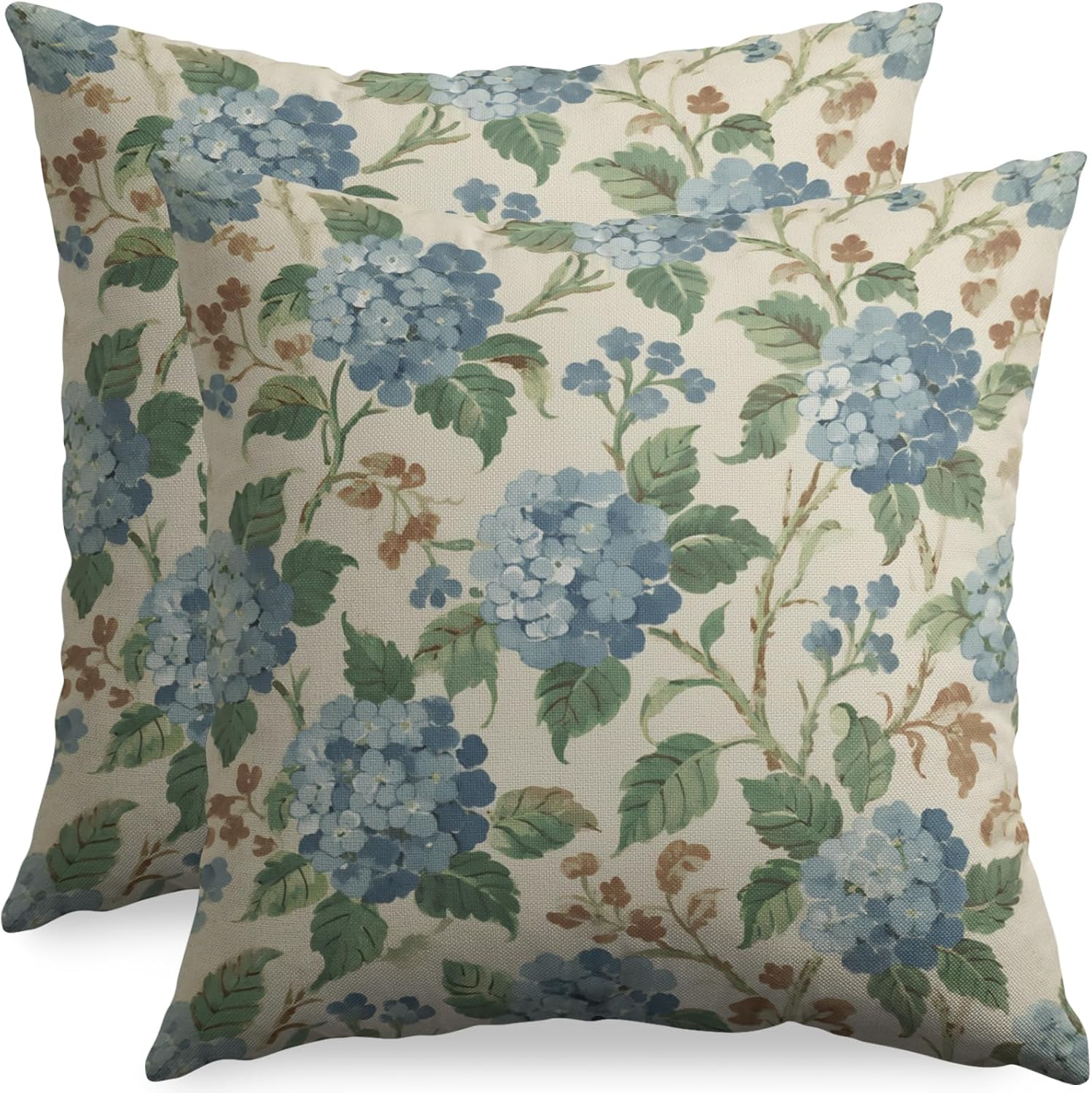Vintage Boho Beige Pillow Cover — 22" — 24" x 24" (Pack of 2)