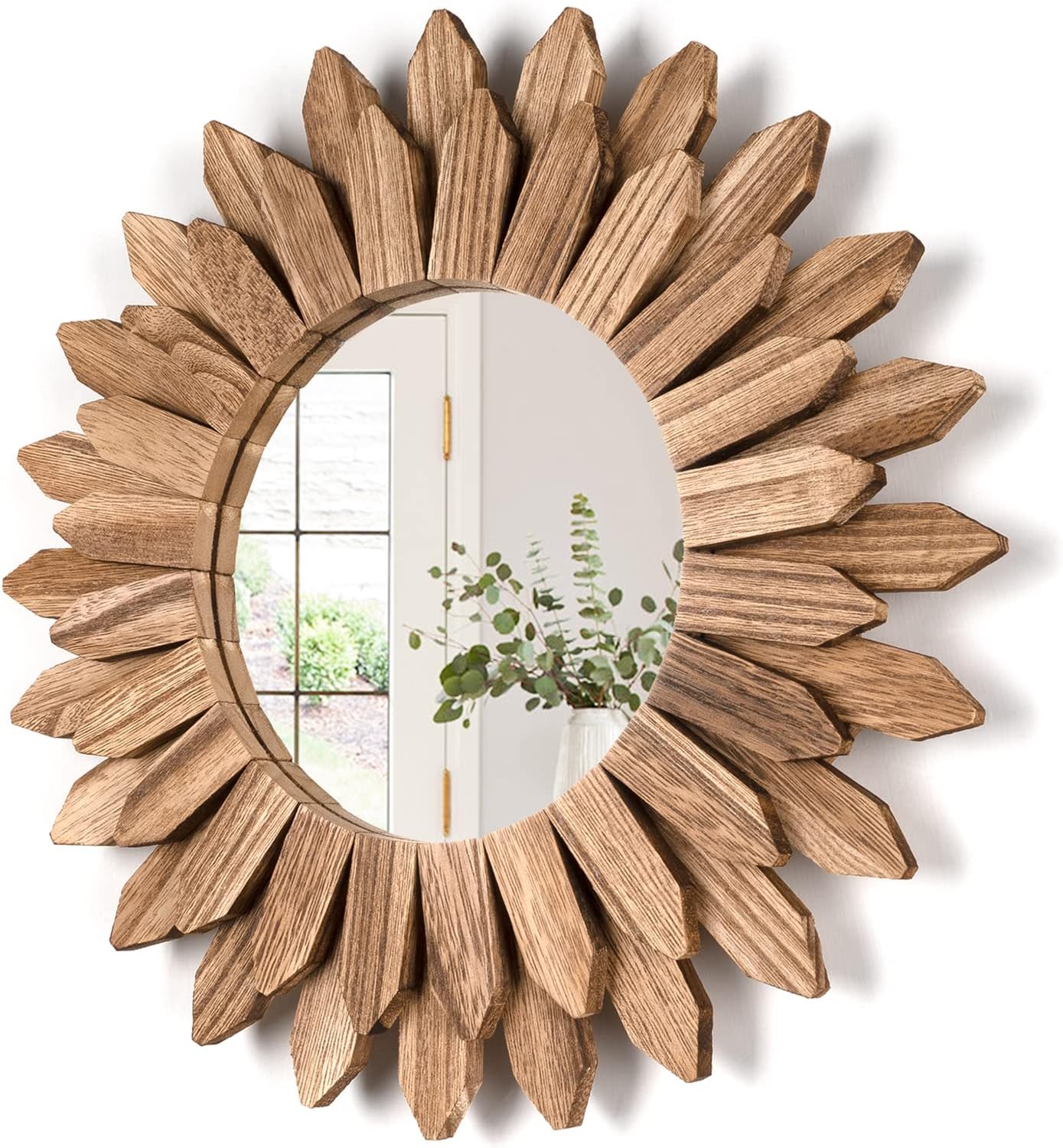 Boho Black Mirror — 12" — Carbonized Black