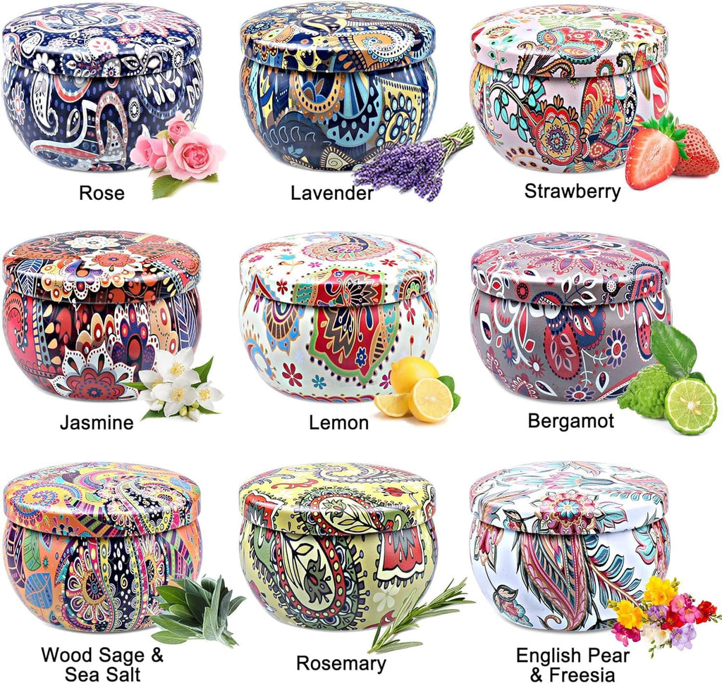Soy Metal Scented Candle - View 2