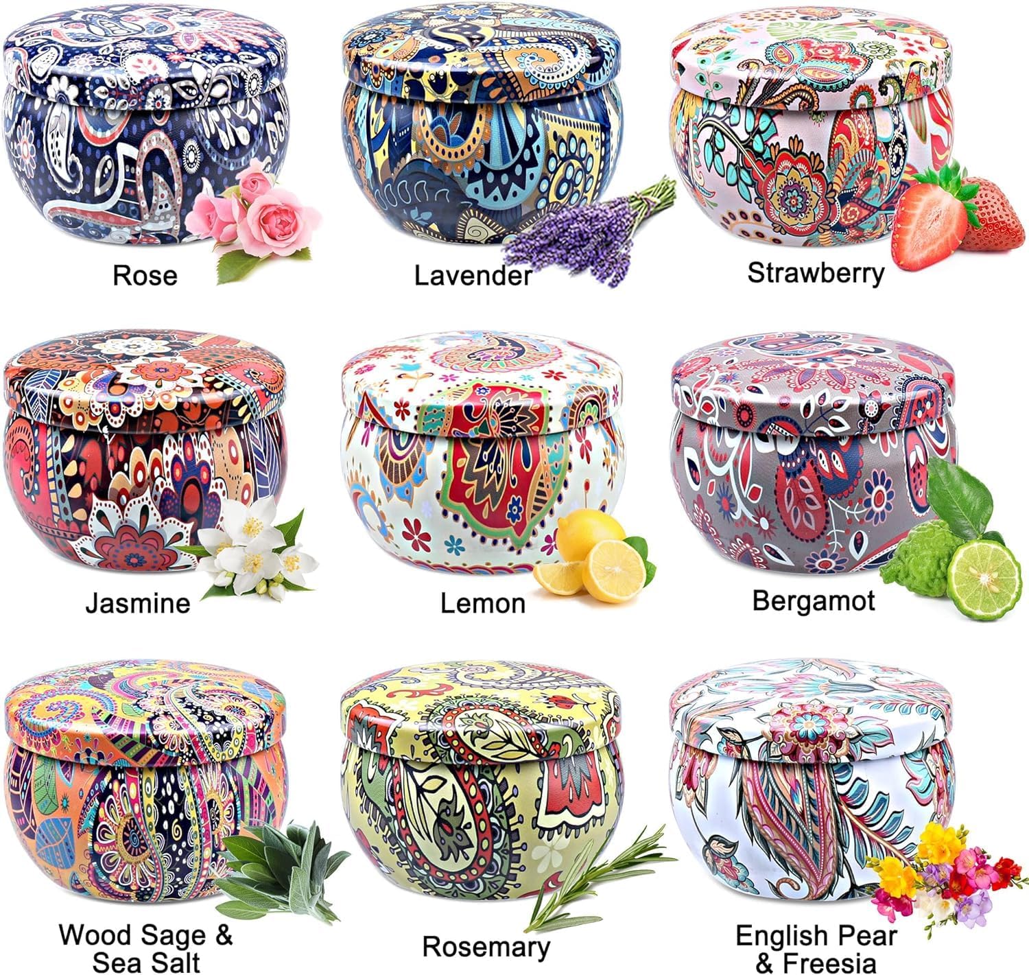 Soy Metal Scented Candle - View 2