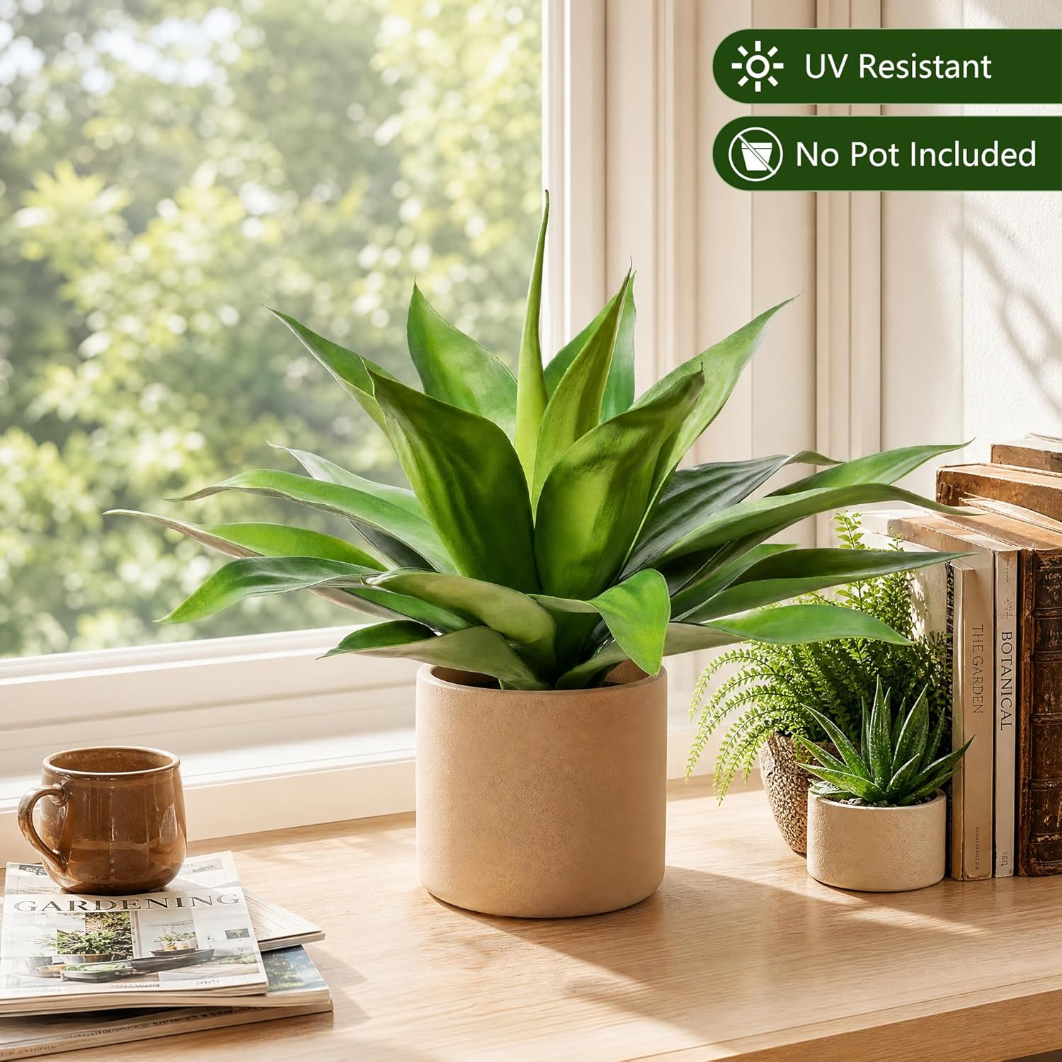 Green Artificial Plant — 22" - View 8